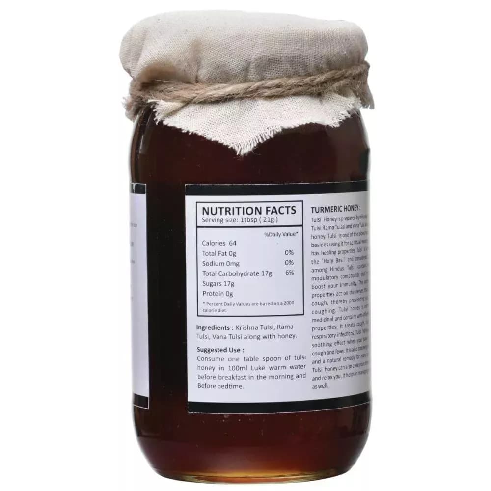 Vanalaya Tulsi Honey 500 g Nutrition Facts