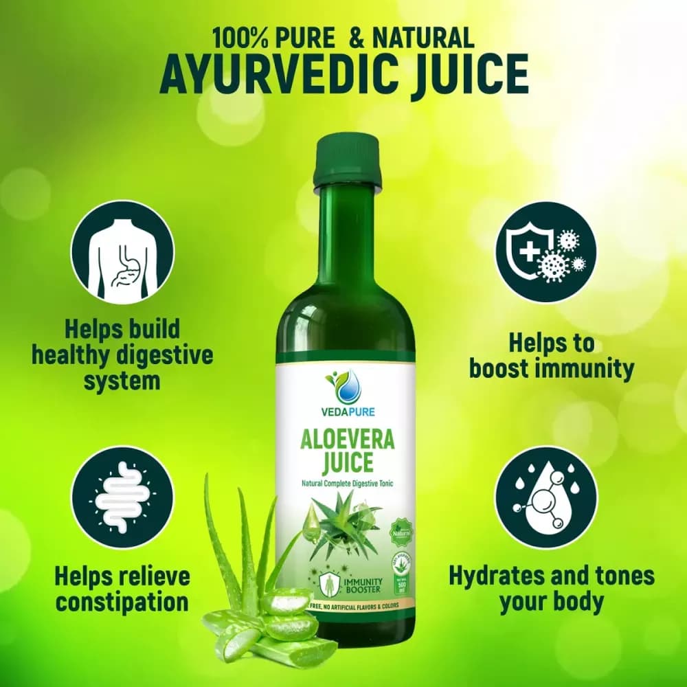 Vedapure Aloe Vera Juice 500 ml Benefits