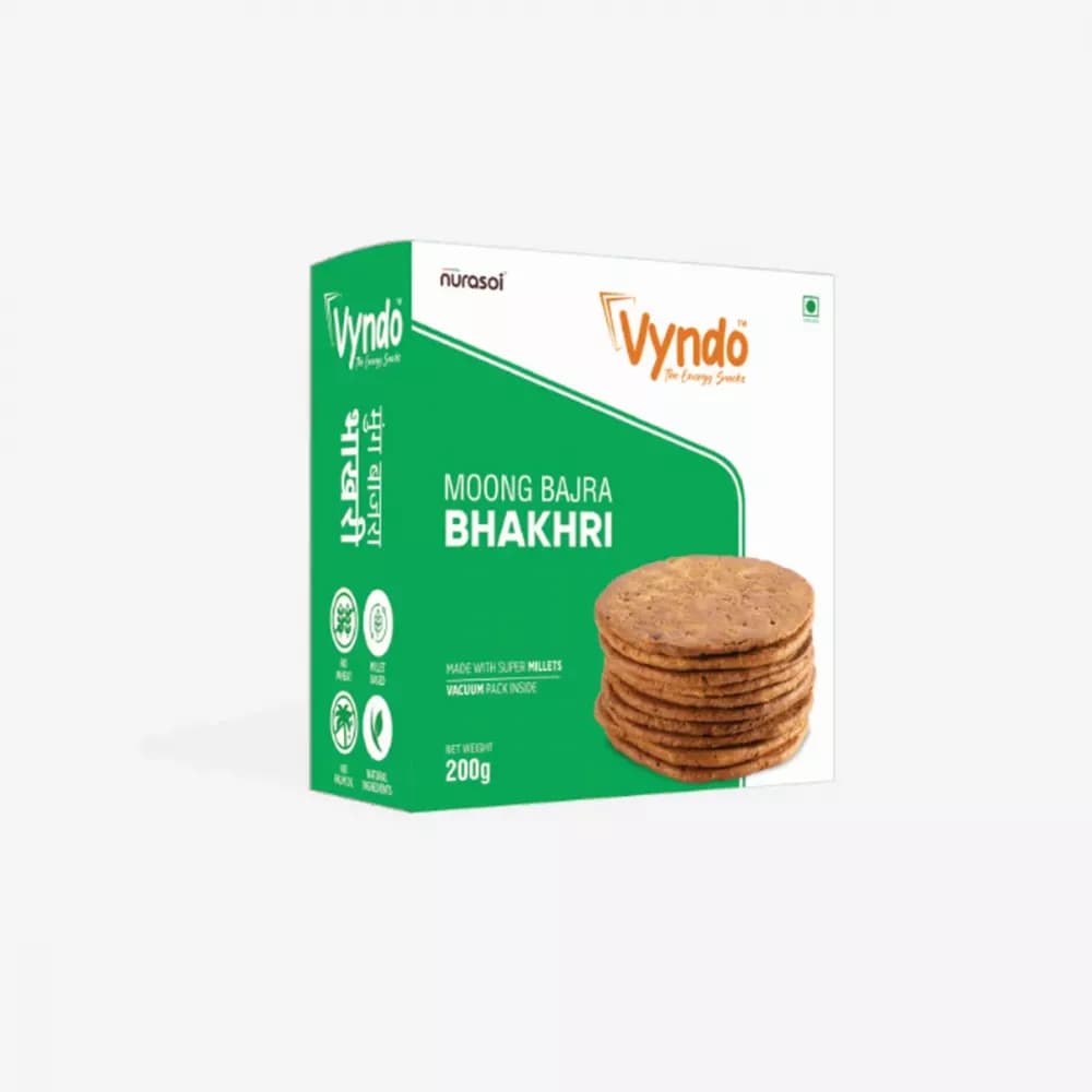 Vyndo Moong Bajra Bhakhri