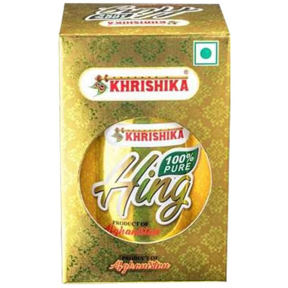 10 G Glass Bottle Khrishika 100Percent Pure Hing ShopIndianProductsa