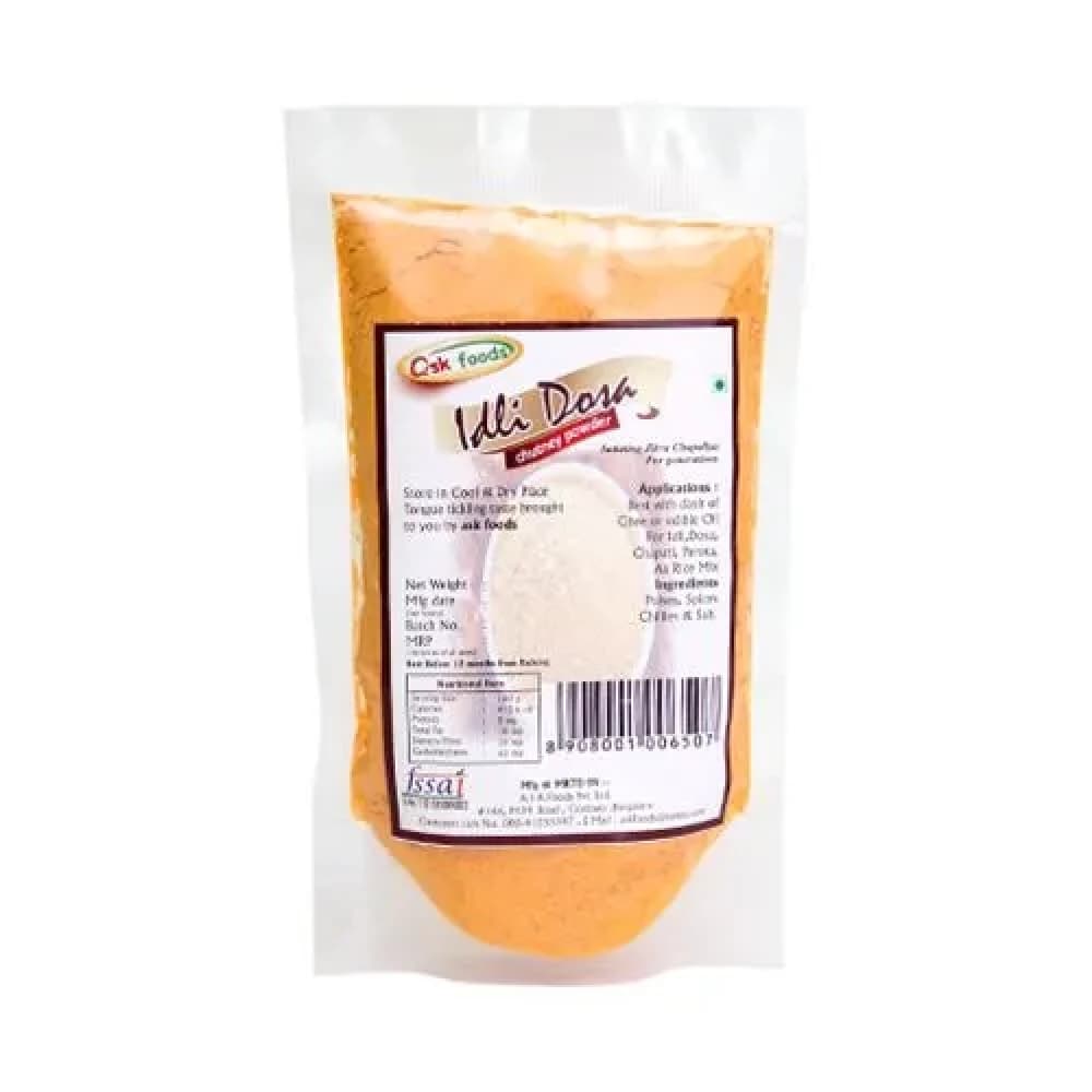 100 G Ask Foods Idli Dosa Chutney Powder ShopIndianProductsa