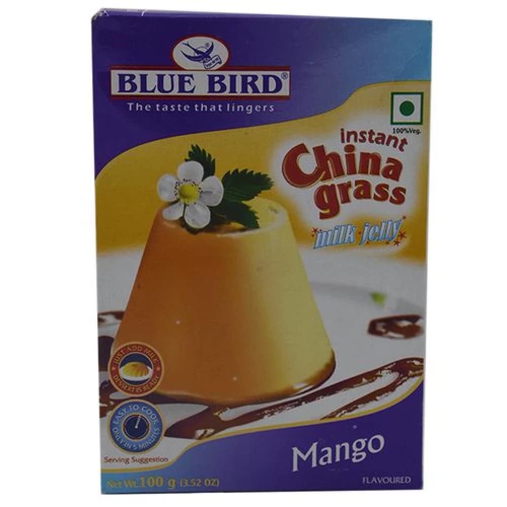 100 G Box Blue Bird Instant China Grass Mango ShopIndianProductsa
