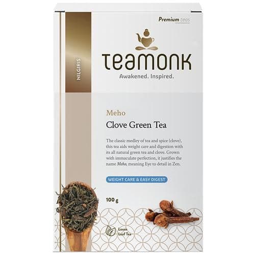 100 G Box Teamonk Meho Clove Green Tea Easy To Digest ShopIndianProductsa