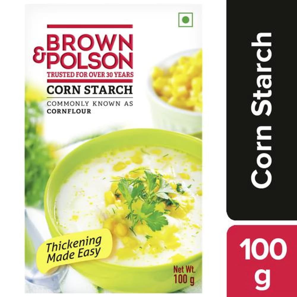 100 G Brown Polson Corn Starch Thickening Made Easy ShopIndianProductsa