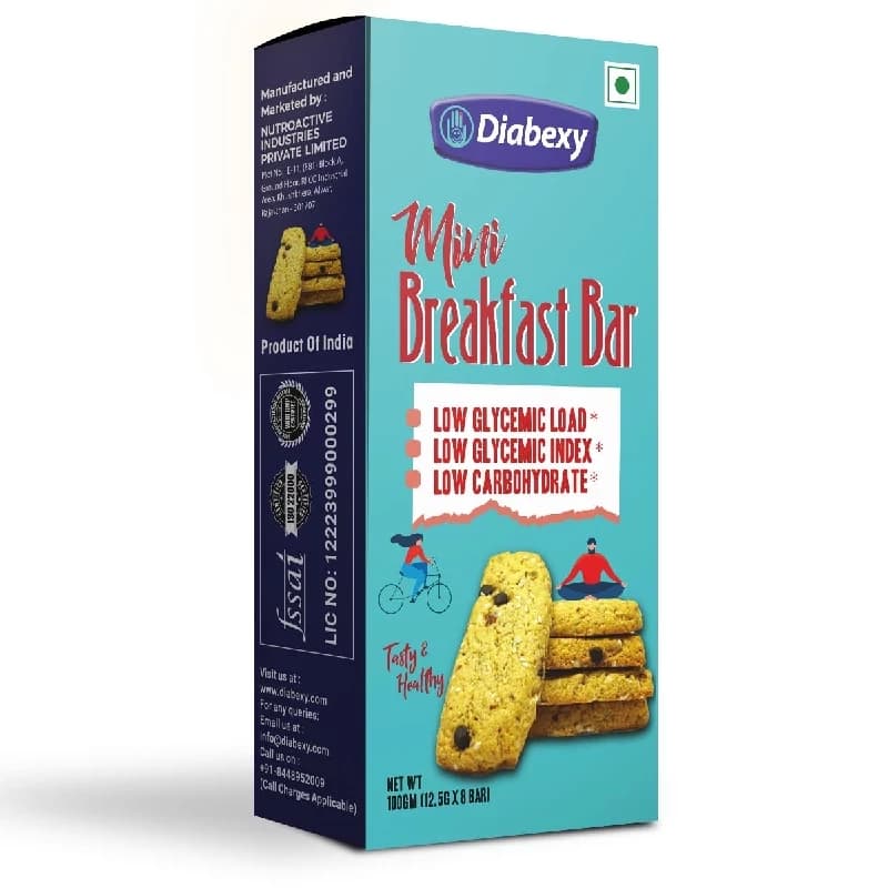 100 G Diabexy Mini Breakfast Bar ShopIndianProductsa