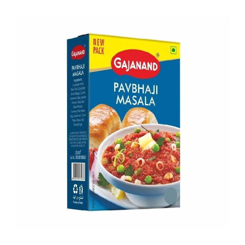 100 G Gajanand Pav Bhaji Masala ShopIndianProductsa
