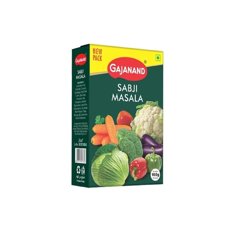 100 G Gajanand Sabji Masala ShopIndianProductsa