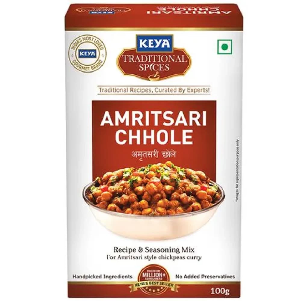 100 G Keya Amritsari Chhole Masala ShopIndianProductsa