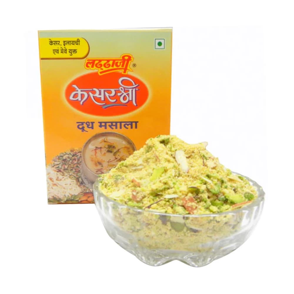 100 G Laddhaji Milk Masala Kesarshri ShopIndianProductsa
