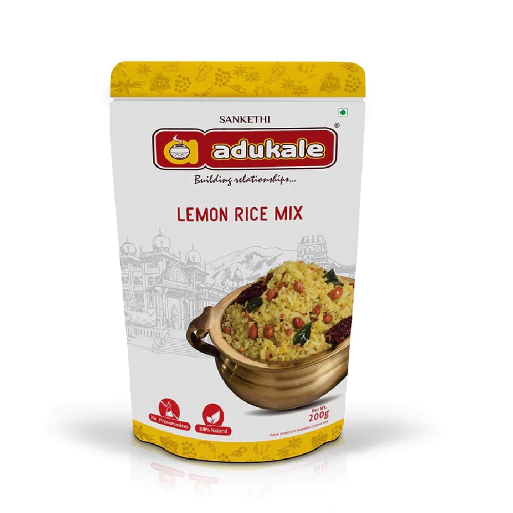 100 G Lemon Rice Mix A Popular Breakfast Adukale ShopIndianProductsa