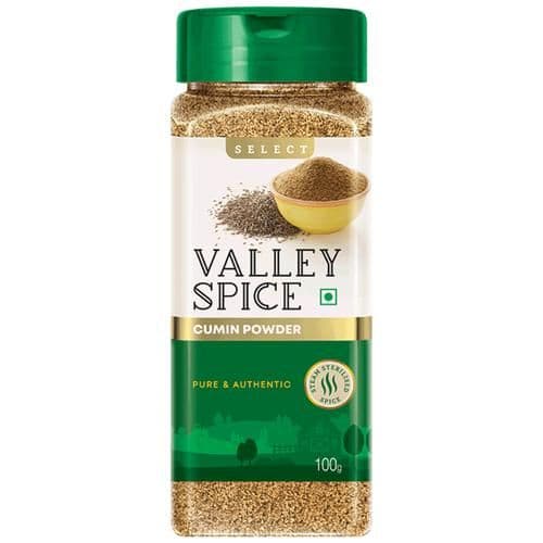100 G Pet Bottle Valley Spice Select Cumin Powder ShopIndianProductsa