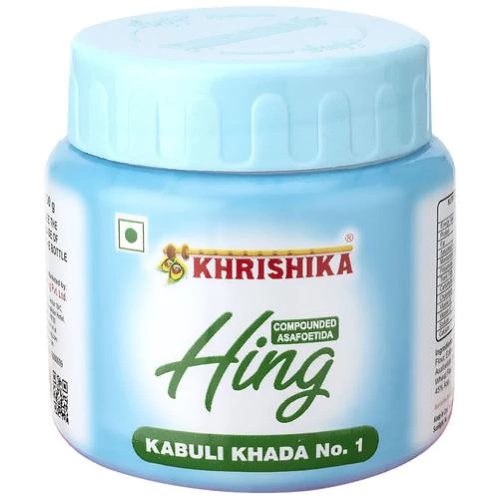 100 G Plastic Bottle Khrishika Hing Kabuli Khada No 1 ShopIndianProductsa