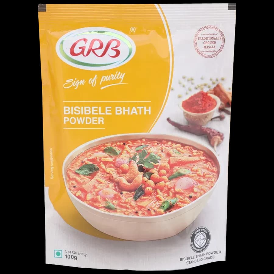 100 G Pouch Grb Bisibele Bhath Powder ShopIndianProductsa