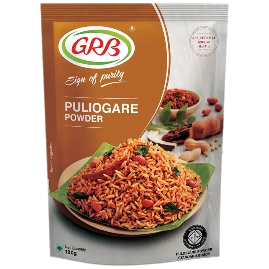 100 G Pouch Grb Puliogare Powder ShopIndianProductsa