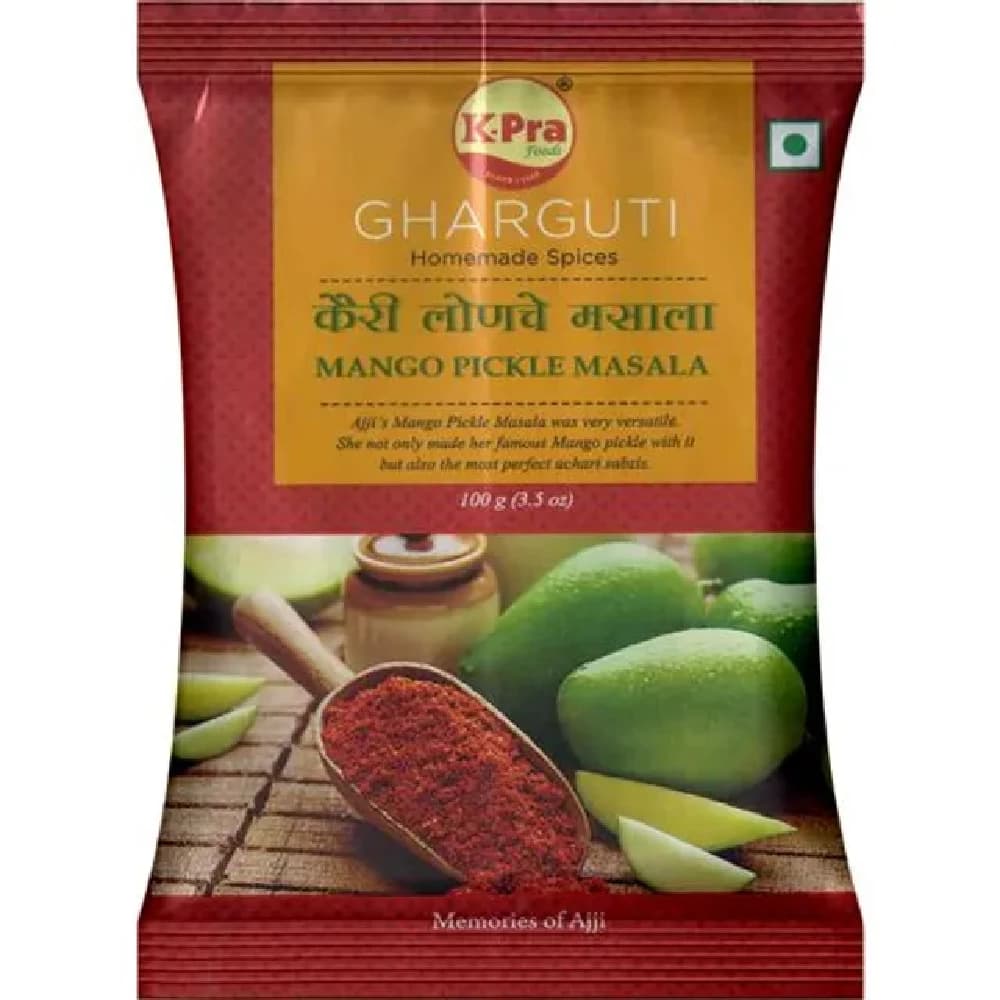 100 G Pouch K Pra Kairi Mango Pickle Masala ShopIndianProductsa