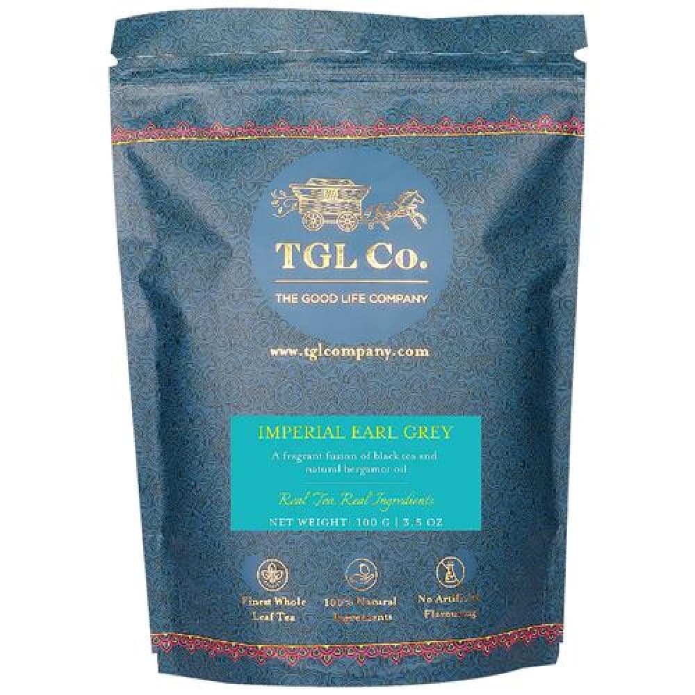 100 G Pouch Tgl Co Imperial Earl Grey Black Tea ShopIndianProductsa