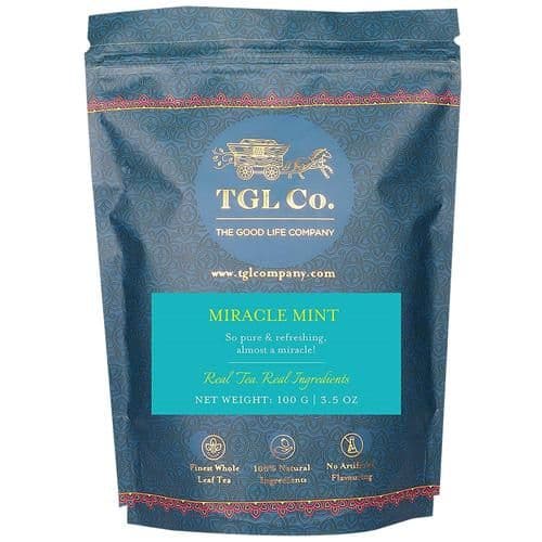 100 G Pouch Tgl Co Miracle Mint Tea ShopIndianProductsa