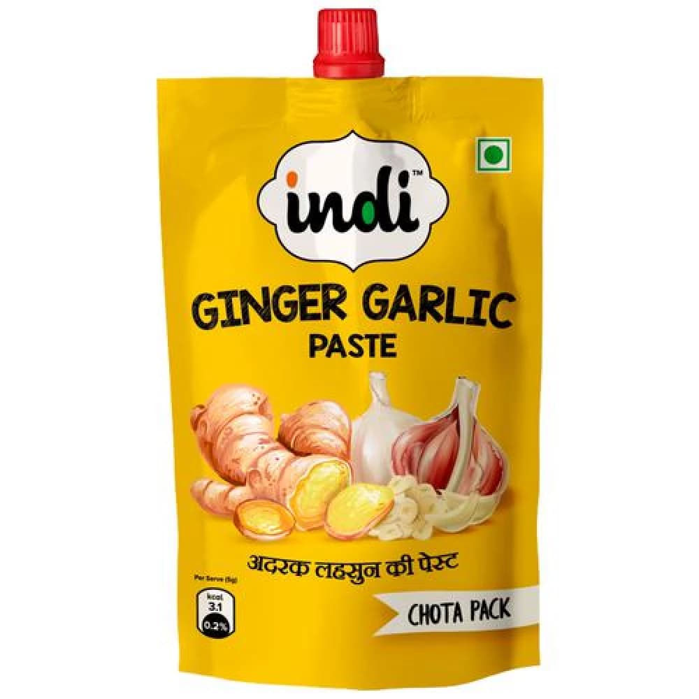 100 G Spout Pack Indi Ginger Garlic Paste ShopIndianProductsa