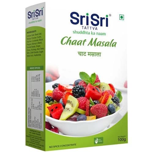 100 G Sri Sri Tattva Chaat Masala Enhance Taste Flavour ShopIndianProductsa