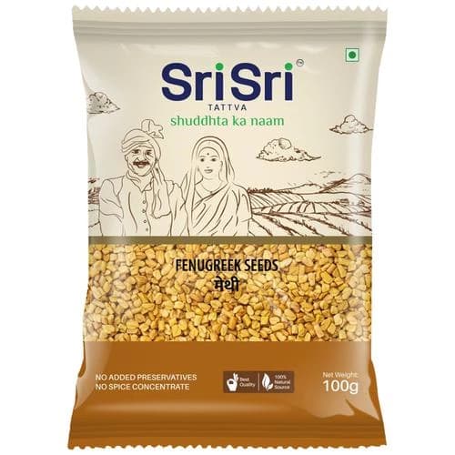 100 G Sri Sri Tattva Fenugreek Seeds Aids In Weight Loss ShopIndianProductsa