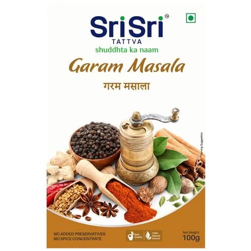 100 G Sri Sri Tattva Garam Masala ShopIndianProductsa