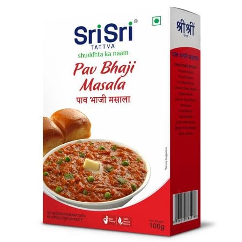 100 G Sri Sri Tattva Pav Bhaji Masala ShopIndianProductsa