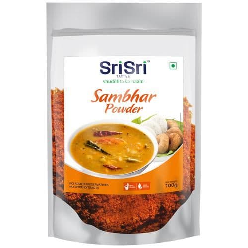 100 G Sri Sri Tattva Sambhar Powder ShopIndianProductsa