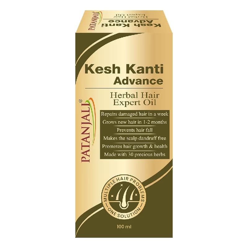 100 ml patanjali kesh kanti advance herbal hair expert oil shopindianproductsa