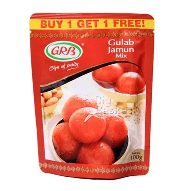 100G Pouch Grb Mix Gulab Jamun ShopIndianProductsa