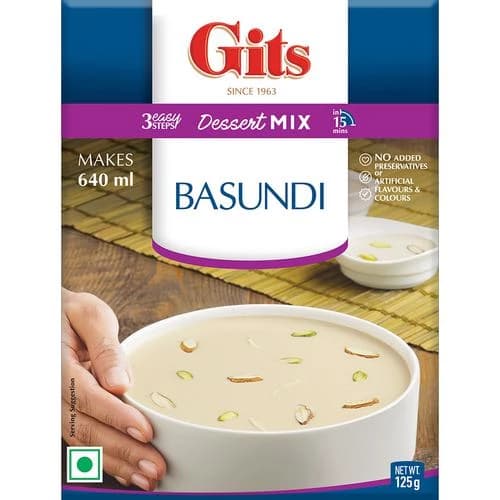 125 G Carton Gits Dessert Mix Basundi ShopIndianProductsa