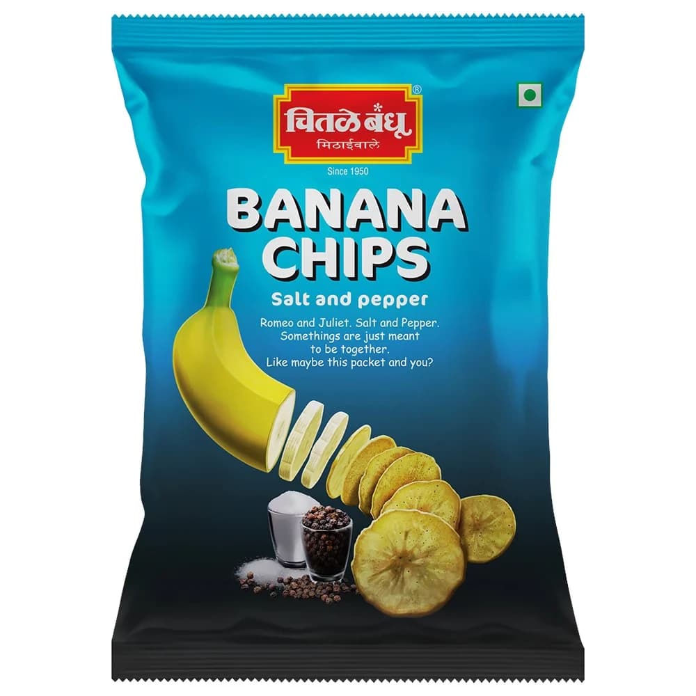 Chitale Bandhu Banana Chips Salt And Pepper — 125 g