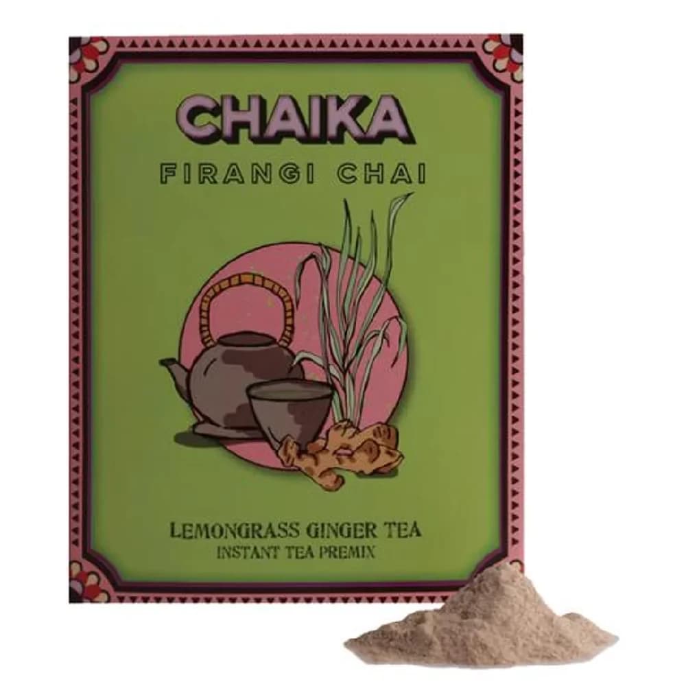 140 G 10 Sachets X 14 G Each Chaika Firangi Chai Instant Tea Premix Lemongrass Ginger ShopIndianProductsa