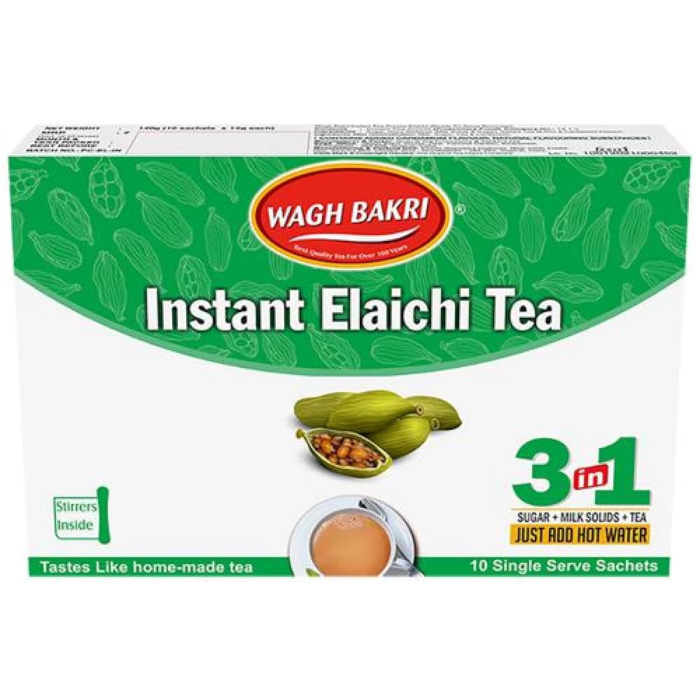 140 G Carton Wagh Bakri Instant Tea Premix Elaichi ShopIndianProductsa
