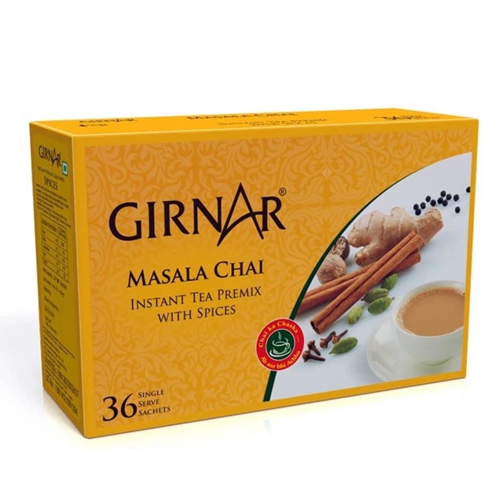 14G36 Sachets Girnar Masala Chai ShopIndianProductsa
