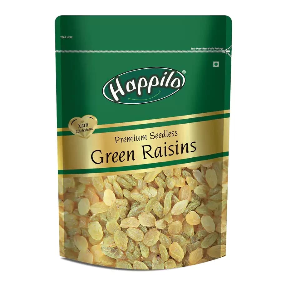 Happilo Premium Seedless Green Raisins — 150 g