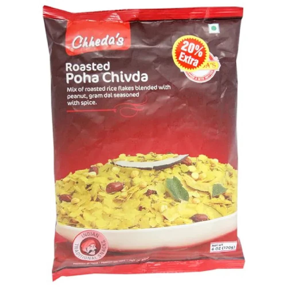Chhedas Roasted Poha Chivda — 170 g