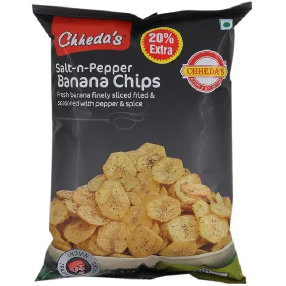 Chhedas Salt-n-Pepper Banana Chips — 170 g
