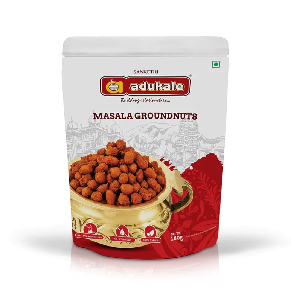 Adukale Masala Groundnuts — 180 g