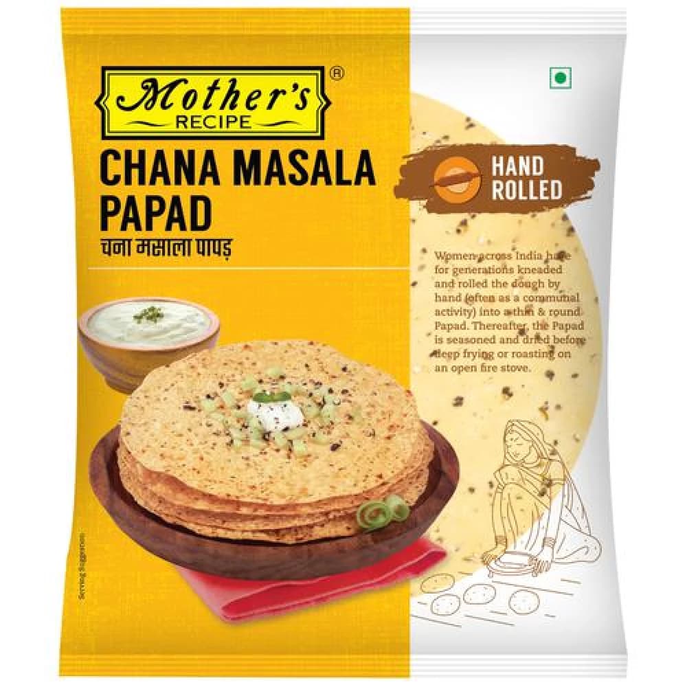 180 G Motherss Recipe Papad Chana Masala ShopIndianProductsa