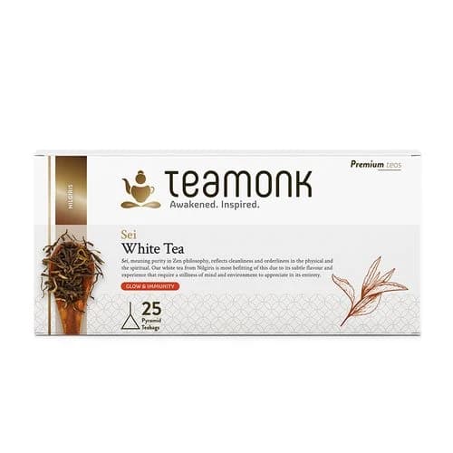 2 G 25 Bags X 2 G Each Teamonk Nilgiris White Tea Sei ShopIndianProductsa