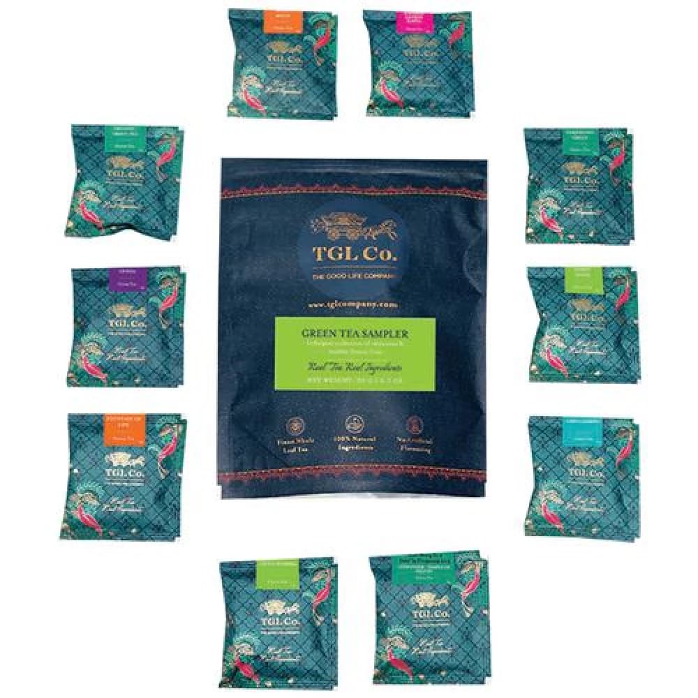 20 G 10 Bags X 2 G Each Tgl Co Green Tea Bags Sampler Box Assortment ShopIndianProductsa
