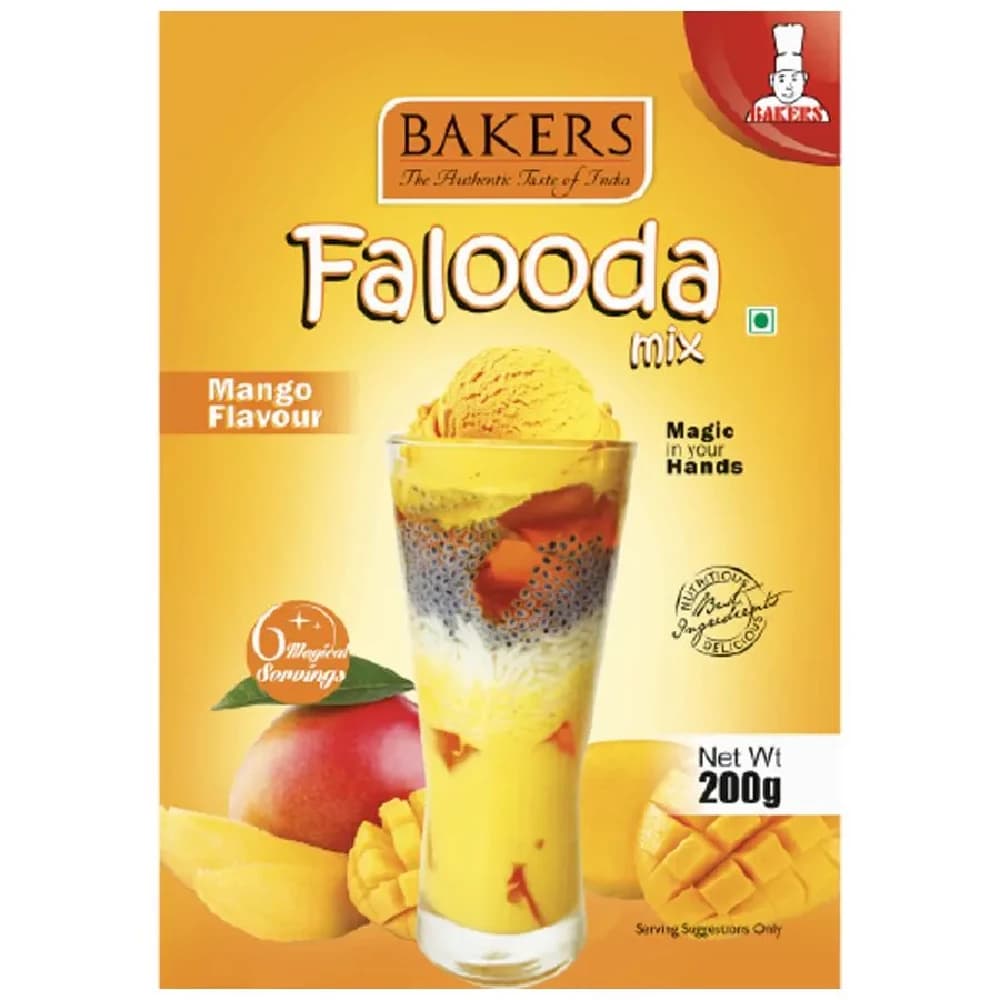 200 G Box Bakers Falooda Mix Mango Flavour ShopIndianProductsa