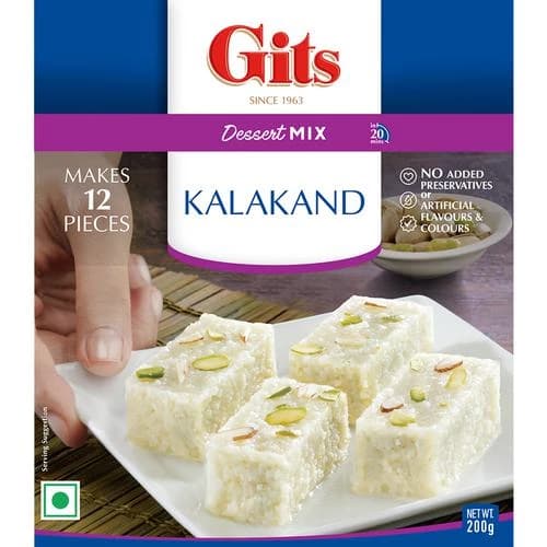 200 G Carton Gits Dessert Mix Kalakand ShopIndianProductsa