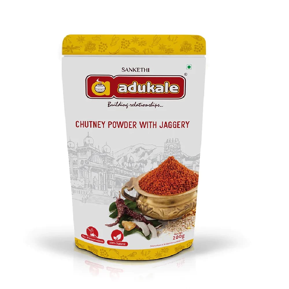 200 G Chutney Powder With Jaggery ShopIndianProductsa