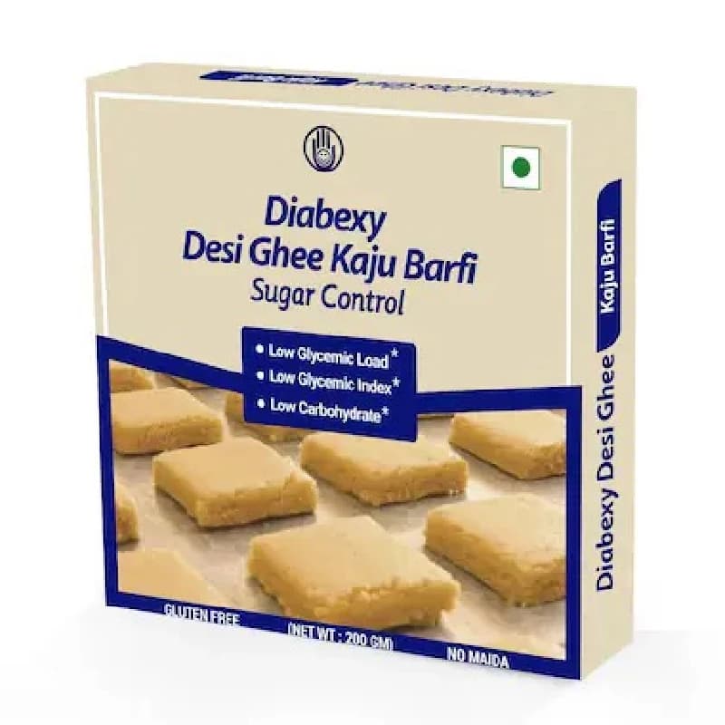 Diabexy Desi Ghee Kaju Barfi — 200 g
