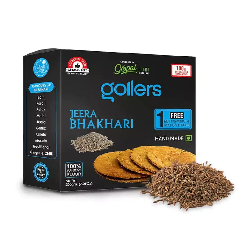 Gollers Jeera Bhakhari — 200 g