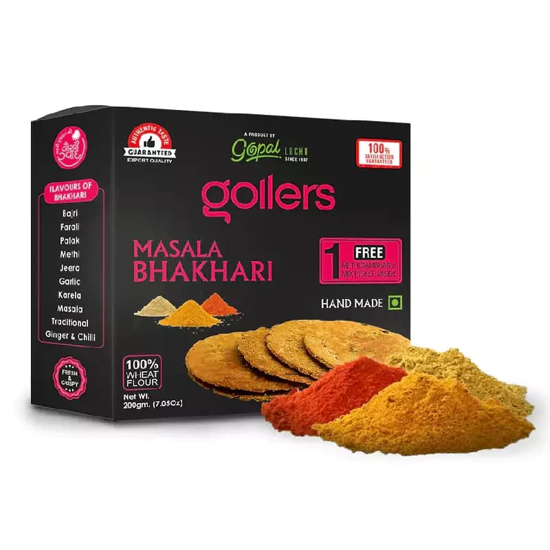 Gollers Masala Bhakhari — 200 g