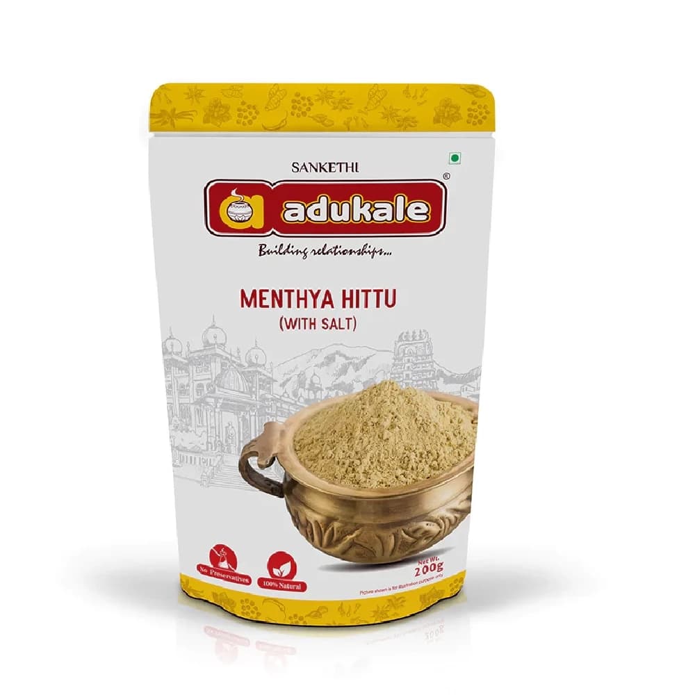 200 G Menthya Hittu A Unique Spice Mix Adukale ShopIndianProductsa