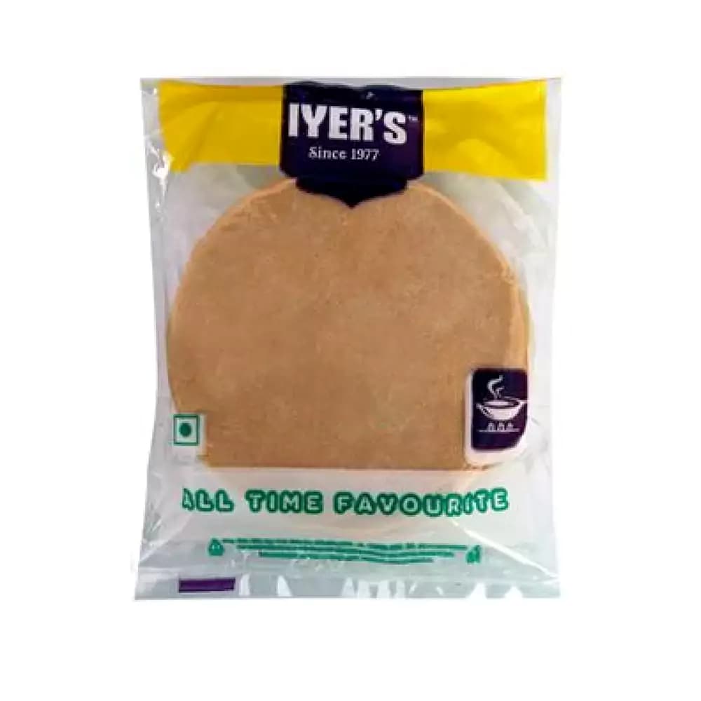 200 G Pouch Iyers Papad Plain ShopIndianProductsa