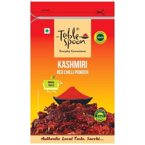 200 G Pouch Tablespoon Kashmiri Chilli Powder Mildly Spicy ShopIndianProductsa